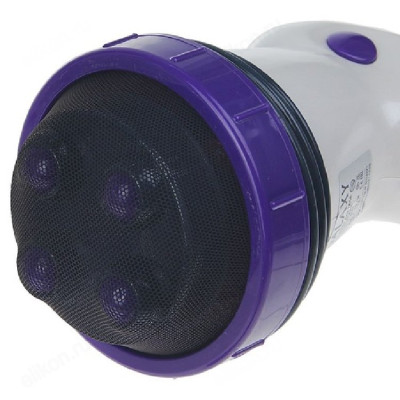 Массажер для тела Galaxy GL 4942, электрический, 50 Вт, 5 насадок, 3 скорости, 220 В, фиолет.1336006-5