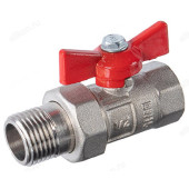 Кран шаровый DN-15 ПРАКТИК 132 бабочка с удлинителем (501959) Кран шаровый DN-15 ПРАКТИК 132 бабочка с удлинителем (501959)