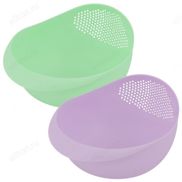 Миска-дуршлаг со сливом Гарден 25см YM11-117 пластик