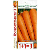Семена морковь Лосиноостровская 1+1/4г Гавриш