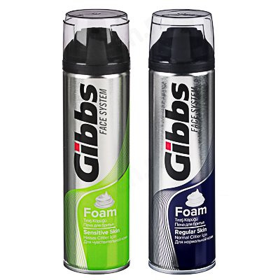 Пена для бритья GIBBS Regular/Сенситив 200мл 949-014