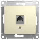 Розетка компьютерная SE Glossa RJ45 кат.5E, беж SE GSL000281K