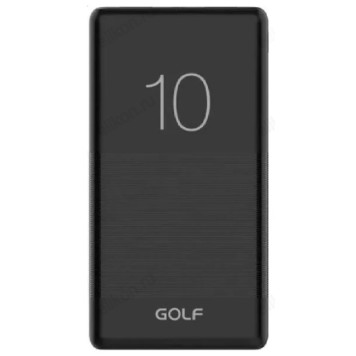 Power bank 10000 GOLF G80_Black, 10000  мАч, черный