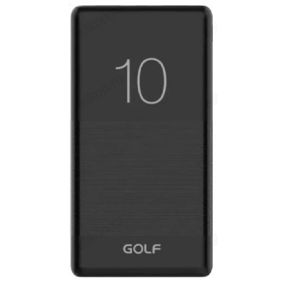 Power bank 10000 GOLF G80_Black, 10000  мАч, черный