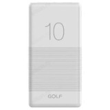 Power Bank 10000 mAh 2,1A 5V Li-pol + Кабель Micro USB GOLF G80