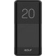 Power Bank 20000 GOLF G81, 20000 мАч