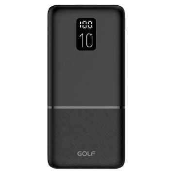 Power Bank 10000 mah GOLF P10LCDPD_Black