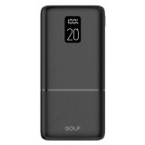 Power Bank 20000 mah GOLF P20LCDPD_Black