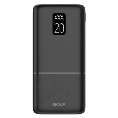Power Bank 20000 mah GOLF P20LCDPD_Black