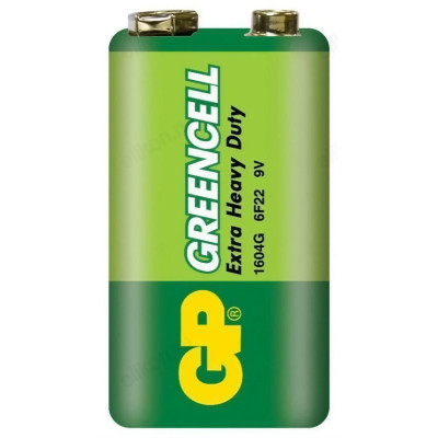 Батарейка 6F22 крона GP 9V 1604G Green-1