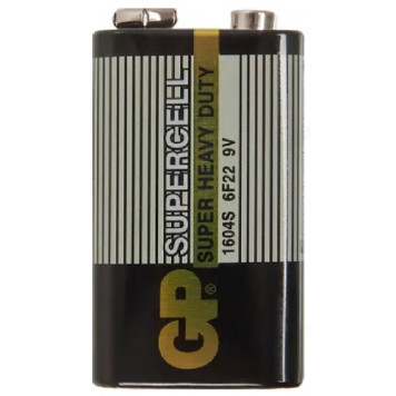 Батарейка 6F22 GP 1604S, 9V