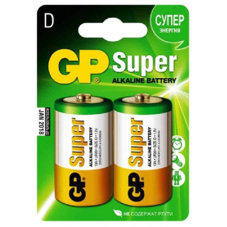 Батарейка GP LR20 BL-2, 1.5V