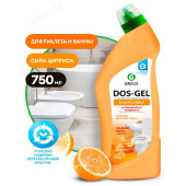 Средство для дезинфекции, чистящий гель GRASS DOS GEL Сила цитрусов 750мл 125678