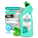 Средство для дезинфекции, чистящий гель GRASS DOS GEL Мятная сила 750мл 125679