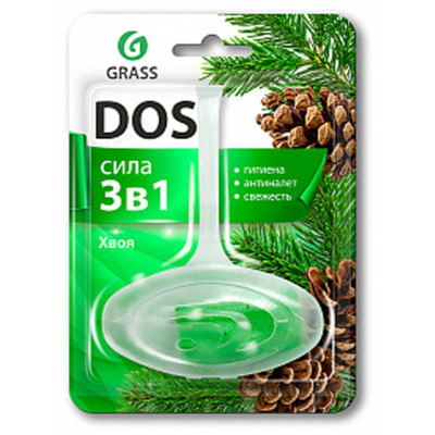 Блок подвесной для унитаза DOS 3в1 Хвоя 125851-1