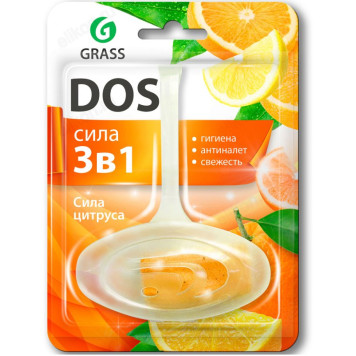 Блок подвесной для унитаза DOS 3в1 Сила цитруса 125852