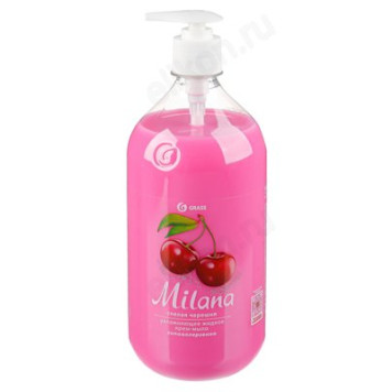 Жидкое крем-мыло GRASS MILANA Спелая черешня 1л 952-112