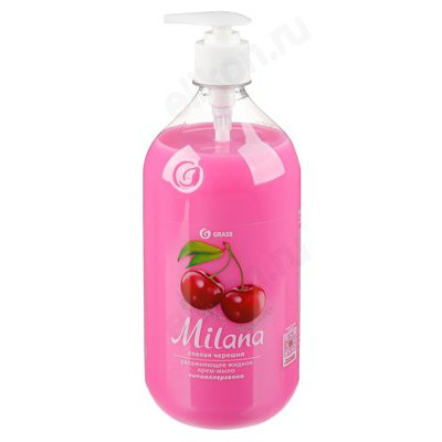 Жидкое крем-мыло GRASS MILANA Спелая черешня 1л 952-112