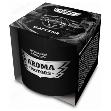 Ароматизатор гелевый GRASS Aroma Motors BLACK STAR AC-0171-1