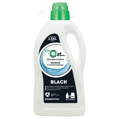 Гель для стирки GREEN CAT 1,5л для черного белья 308410