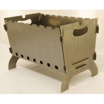 Мангал Гренадёр сборный 40(65)*29*25см-5