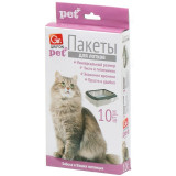 Пакеты для кошачьих лотков GRIFON 45х30х29,5см, 15мкм, 10шт