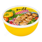 Миска с крышкой GRILL MENU 0.6л