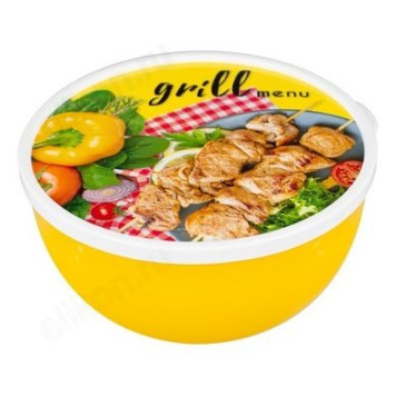 Миска с крышкой GRILL MENU 0.6л