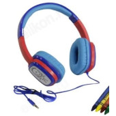 Наушники проводные накладные HARPER KIDS HN-302 Blue-Red Наушники проводные накладные HARPER KIDS HN-302 Blue-Red