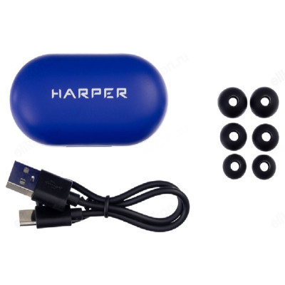 Беспроводные наушники Harper HB-516, синий-4