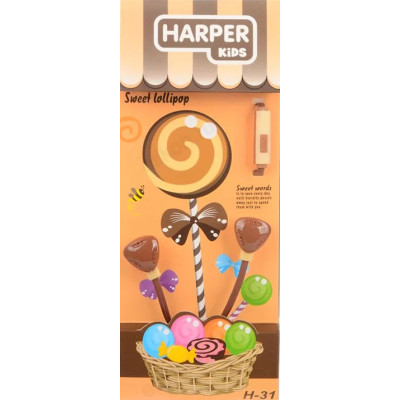 Наушники проводные Harper Kids H-31, коричневый-1