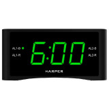 Радиобудильник HARPER HCLK-1006 green led