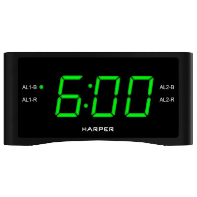 Радиобудильник HARPER HCLK-1006 green led