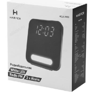 Радиобудильник HARPER HCLK-2060, черный-2