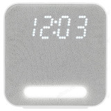 Радиобудильник HARPER HCLK-2060 white gray-white led