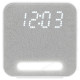 Радиобудильник HARPER HCLK-2060 white gray-white led