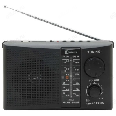 Радиоприемник HARPER HDRS-288 black