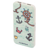 Power Bank 10000 mAh HARPER PB-0021 sea Power Bank 10000 mAh HARPER PB-0021 sea