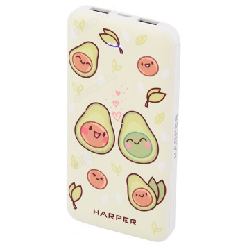 Power Bank HARPER PB-0023, 10 000 мАч, avocado