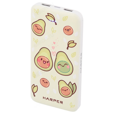 Power Bank HARPER PB-0023, 10 000 мАч, avocado