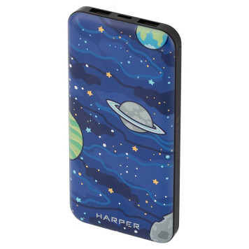 Power Bank 10000 HARPER PB-0024, 10 000 мАч, new space