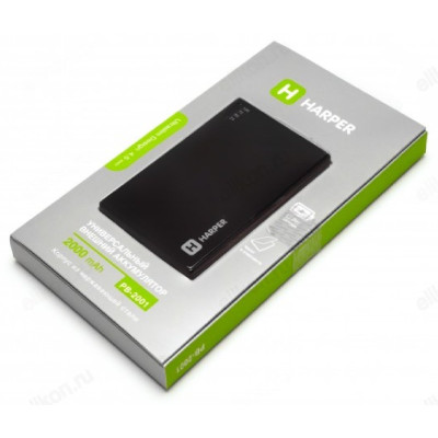 Power Bank HARPER PB-2001, 5 V, 2000 мАч-1
