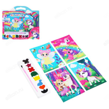 Набор для творчества ХОББИХИТ Веселые картинки 284-003