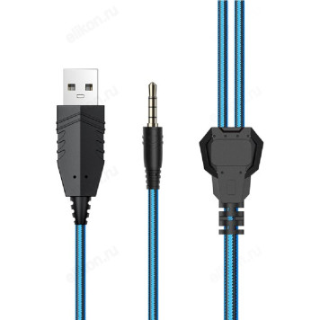 Проводные наушники Hoco W105, синий-1