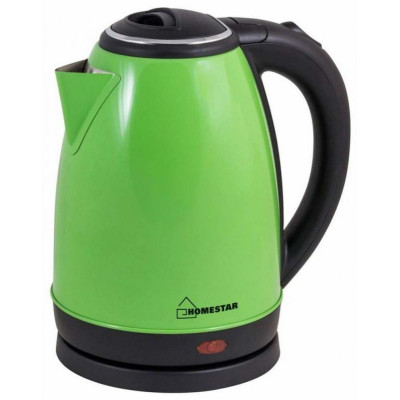 Чайник HS-1010 стальной, зеленый HOMESTAR 003015