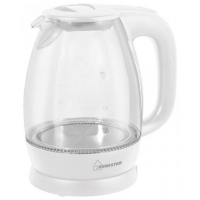 Чайник HS-1012 белый HOMESTAR 003566