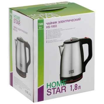 Чайник HS-1003 стальной HOMESTAR 107000-2