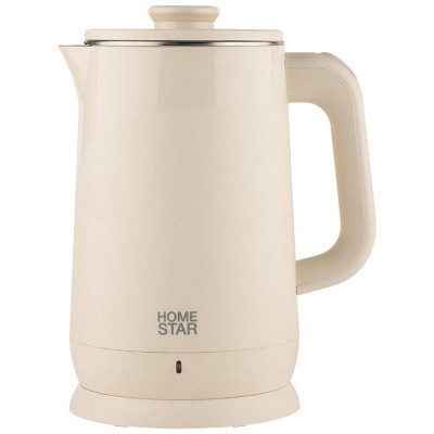 Чайник HS-1006 бежевый HOMESTAR 107004-1