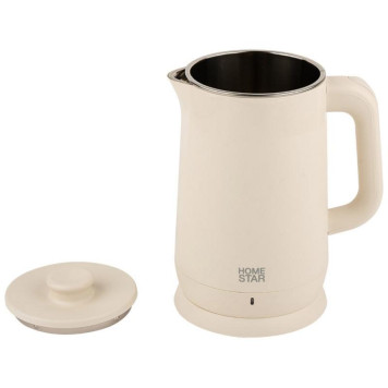 Чайник HS-1006 бежевый HOMESTAR 107004-3