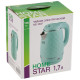 Чайник HS-1007 зеленый HOMESTAR 107007